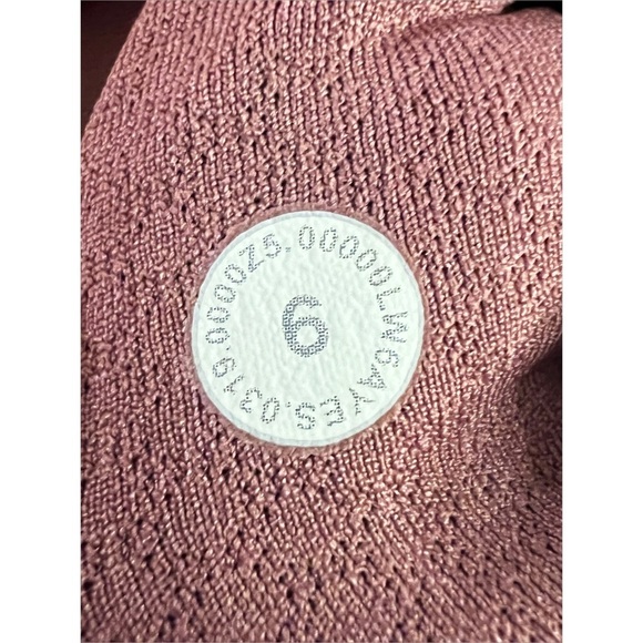 Lululemon Wunder Under Crop High-Rise Leggings Flocked Everlux in Plumful Size 6 - Picture 7 of 9